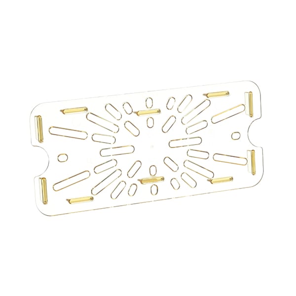 Cambro 1/3 Size Drain Shelf 150 High Heat Amber 30HPD - main